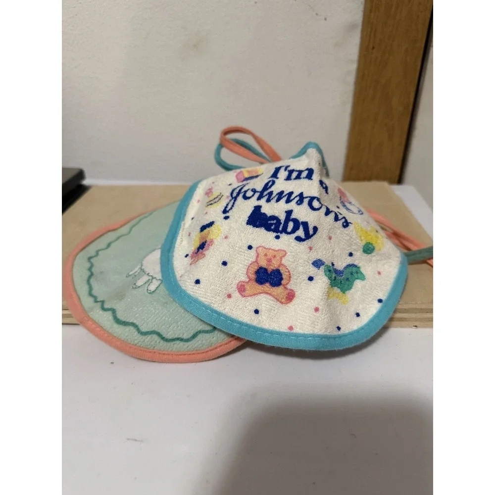 Johnson Baby Bibs Vintage 1 Year Old (2 Total)